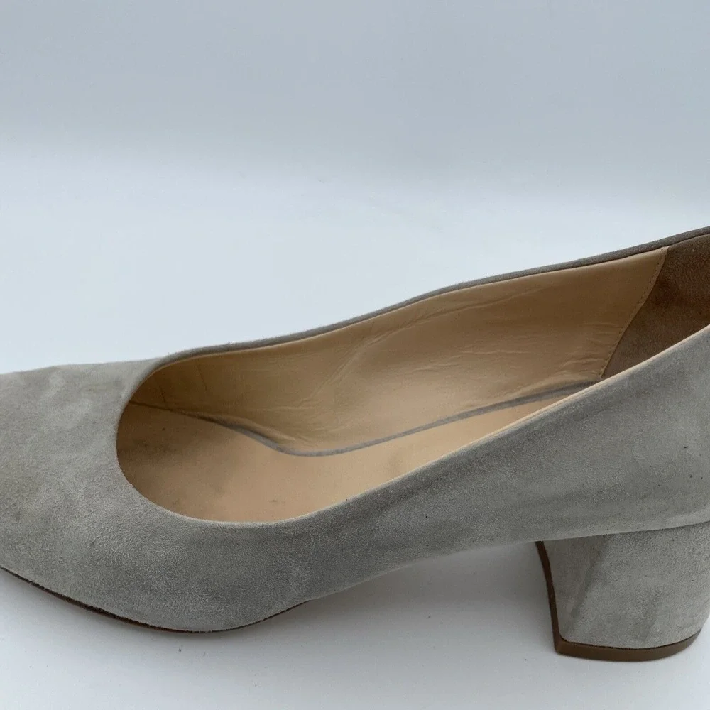 Cordani Size EU 37 US 6.5 -7 Handmade Italy Corda‎ Suede Leather Gray Pump Shoes